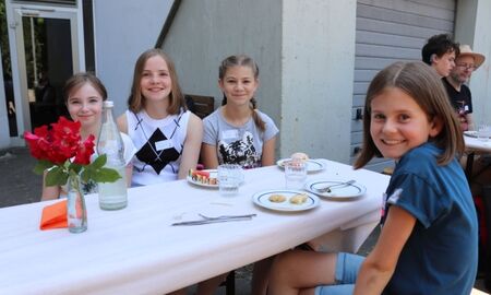 Vier Mädchen vom Girlsclub