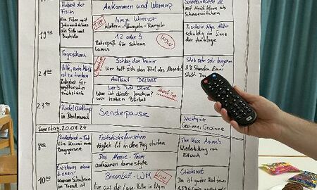 Selbstgeschriebenes Fernsehprogramm
