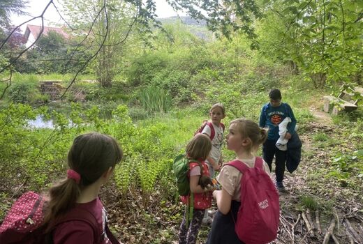 Kinder im Wald