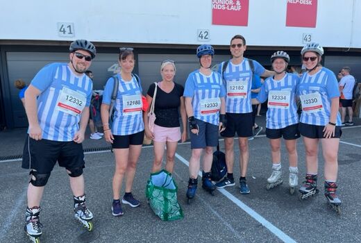 Gruppenfoto der Sportler und Sportlerinnen