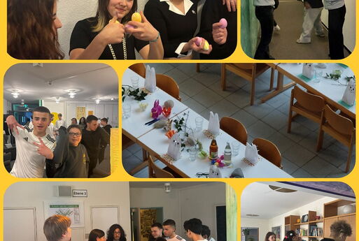 SchülerInnen in Aktion bei Capture the Eggs