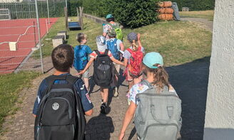 Auf dem Weg zum Zoo